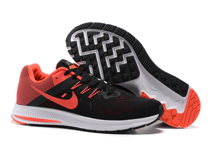 Nike Zoom Winflo II Black Red Running Shoes